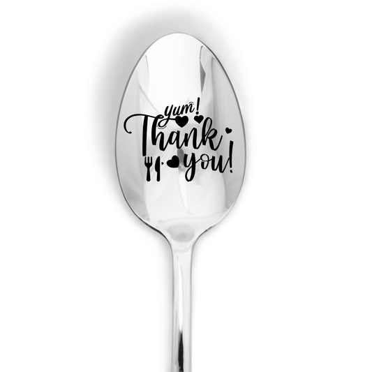 Yum, Thank You Engraved Spoon